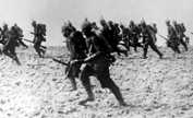 German infantry on the March 1914