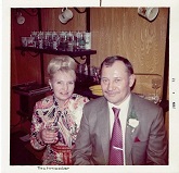 Margot, my great aunt, with Hungarian husband, Francis. 1972.